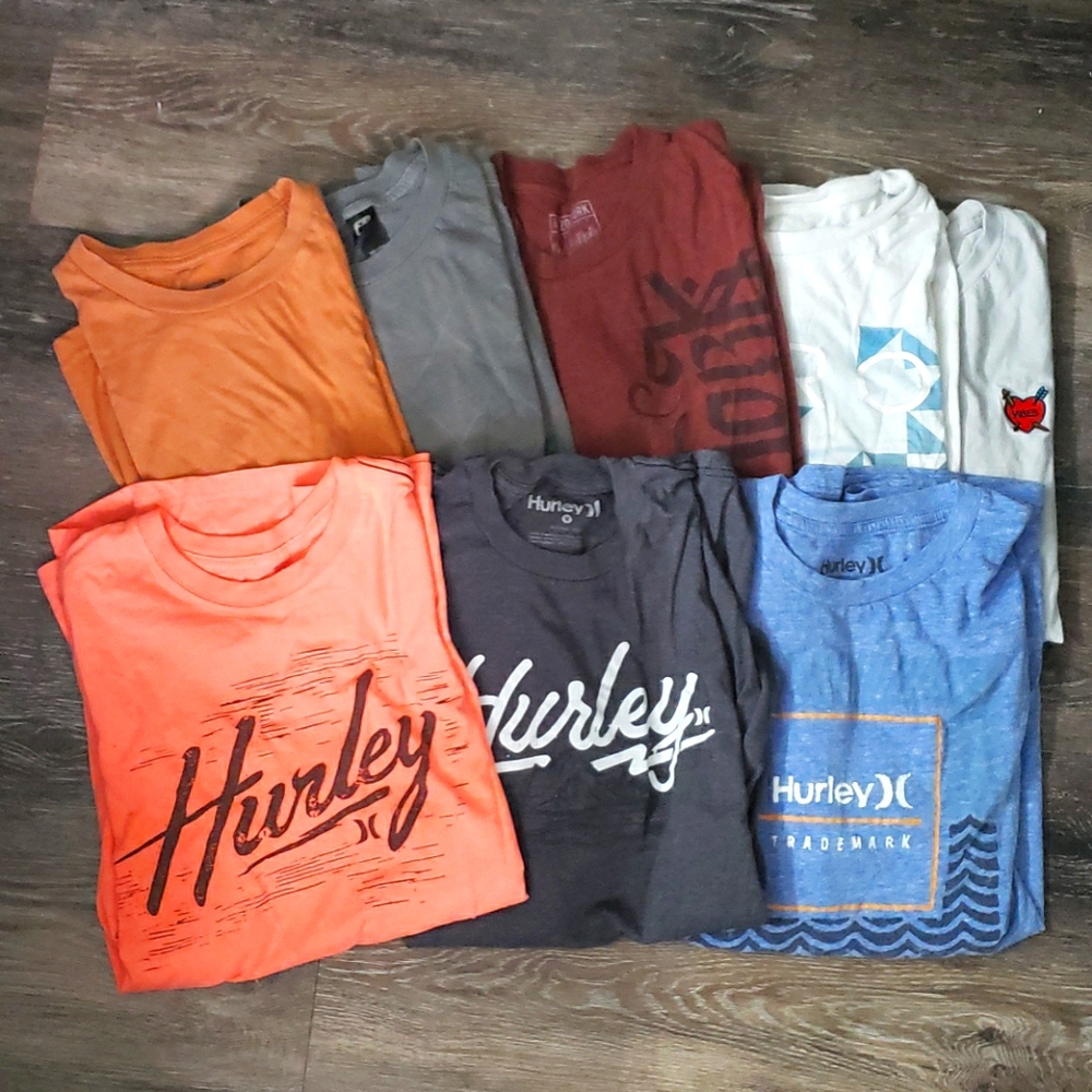 Lot of 8 Young Men's Shirts